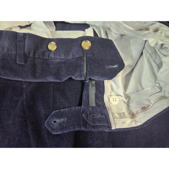 Samuelsohn Very Fine Corduroy Mens Pants ~ Color Blue ~ Size 40 Reg - Picture 5 of 6